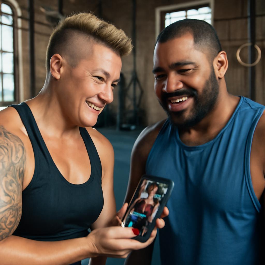 aplicativo amizade para praticantes de crossfit feminino
