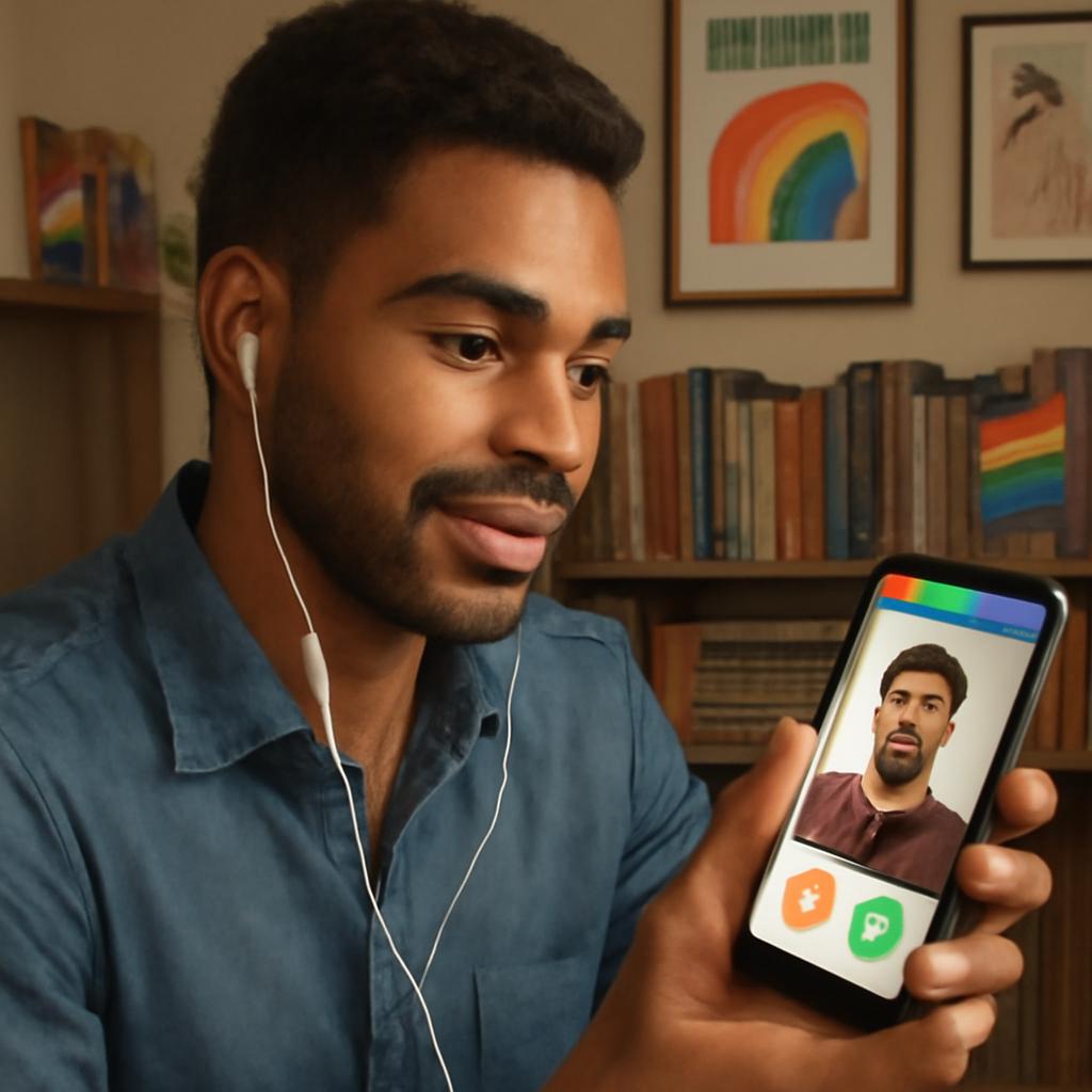 app amizade para admiradores de literatura LGBTQ+