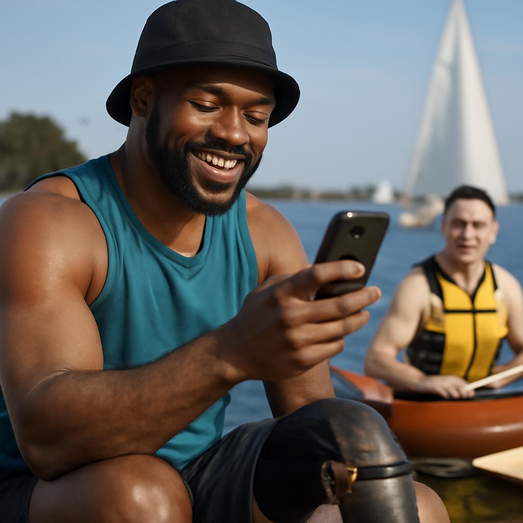 app amizade para praticantes de esportes aquáticos adaptados