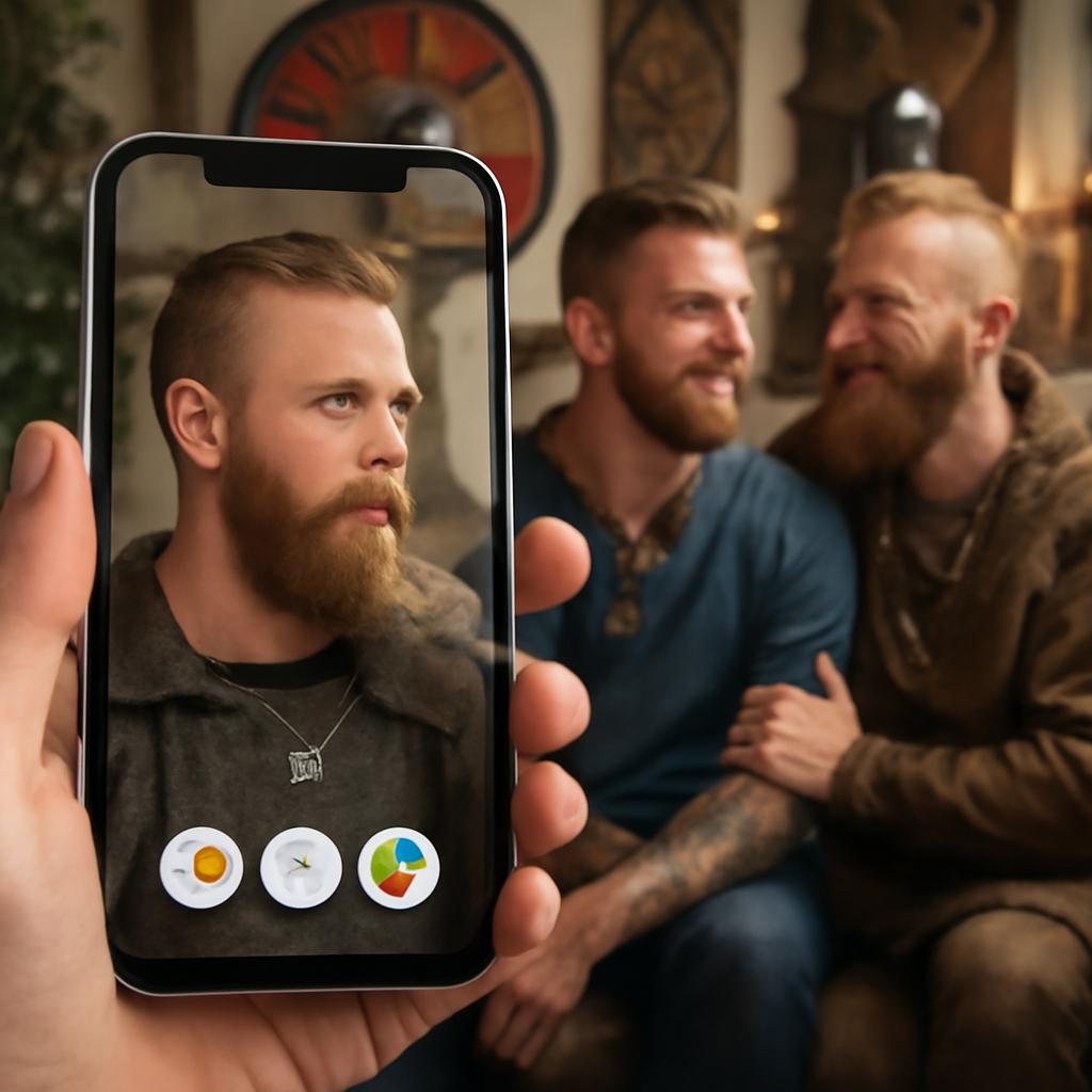 app amizade para fãs de cultura nórdica