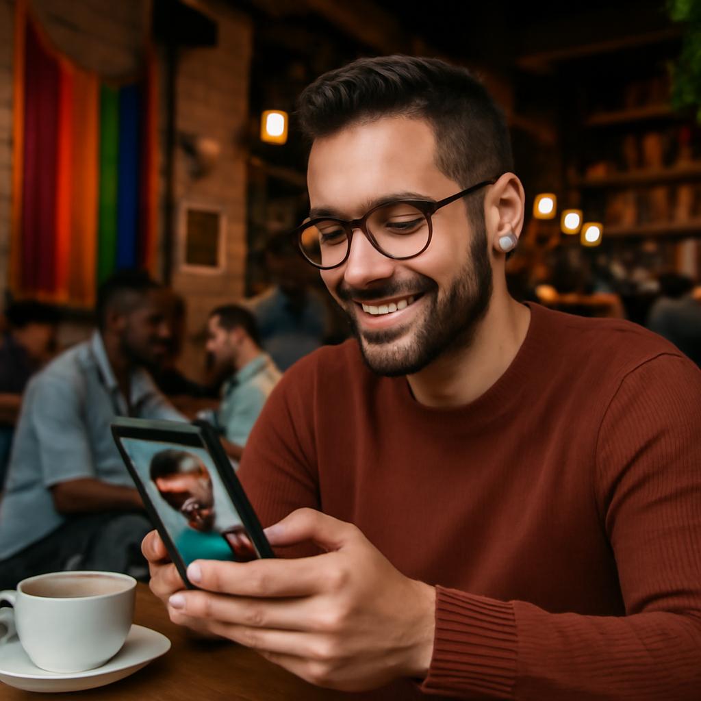 app amizade para frequentadores de cafés culturais
