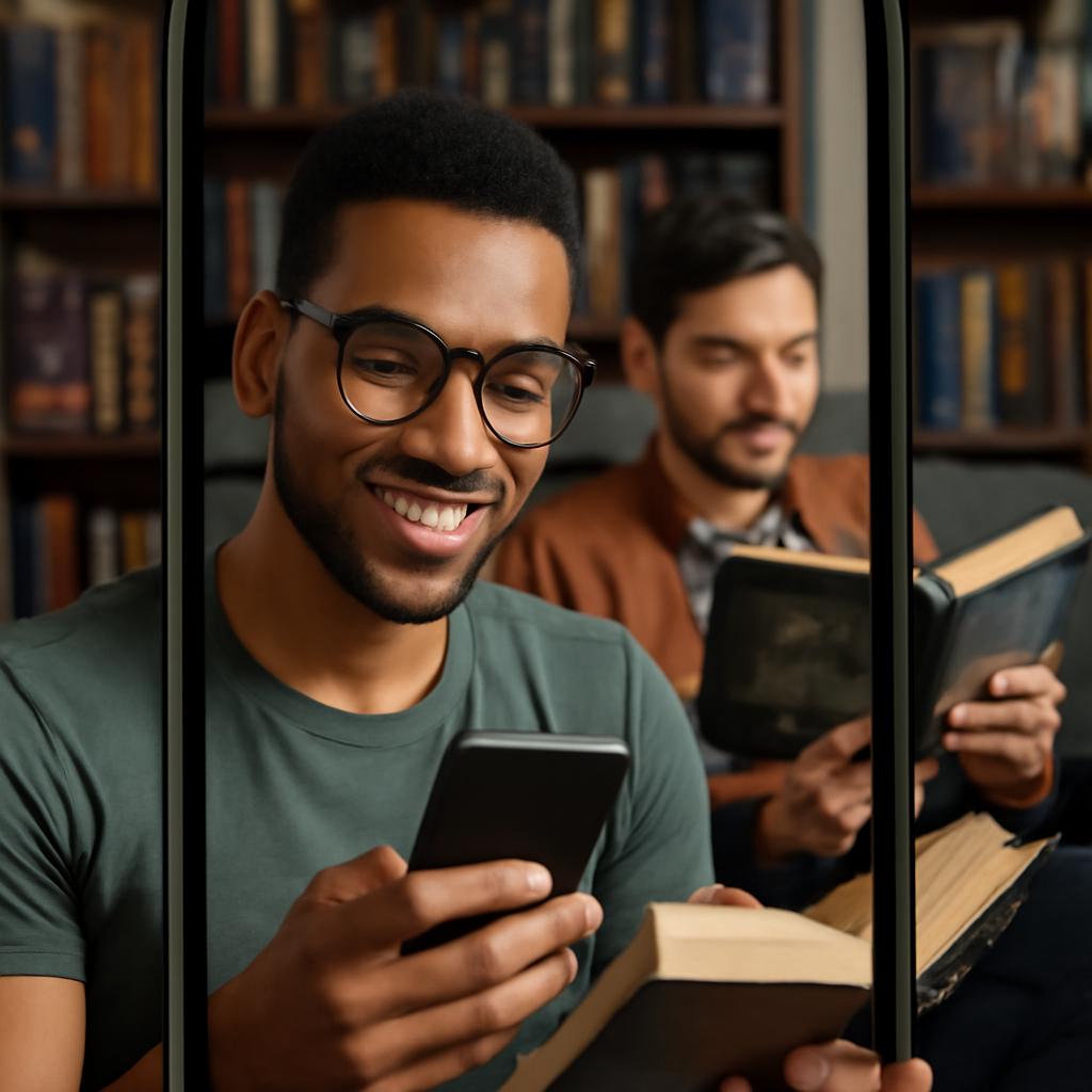 aplicativo amizade para fãs de literatura de ficção especulativa