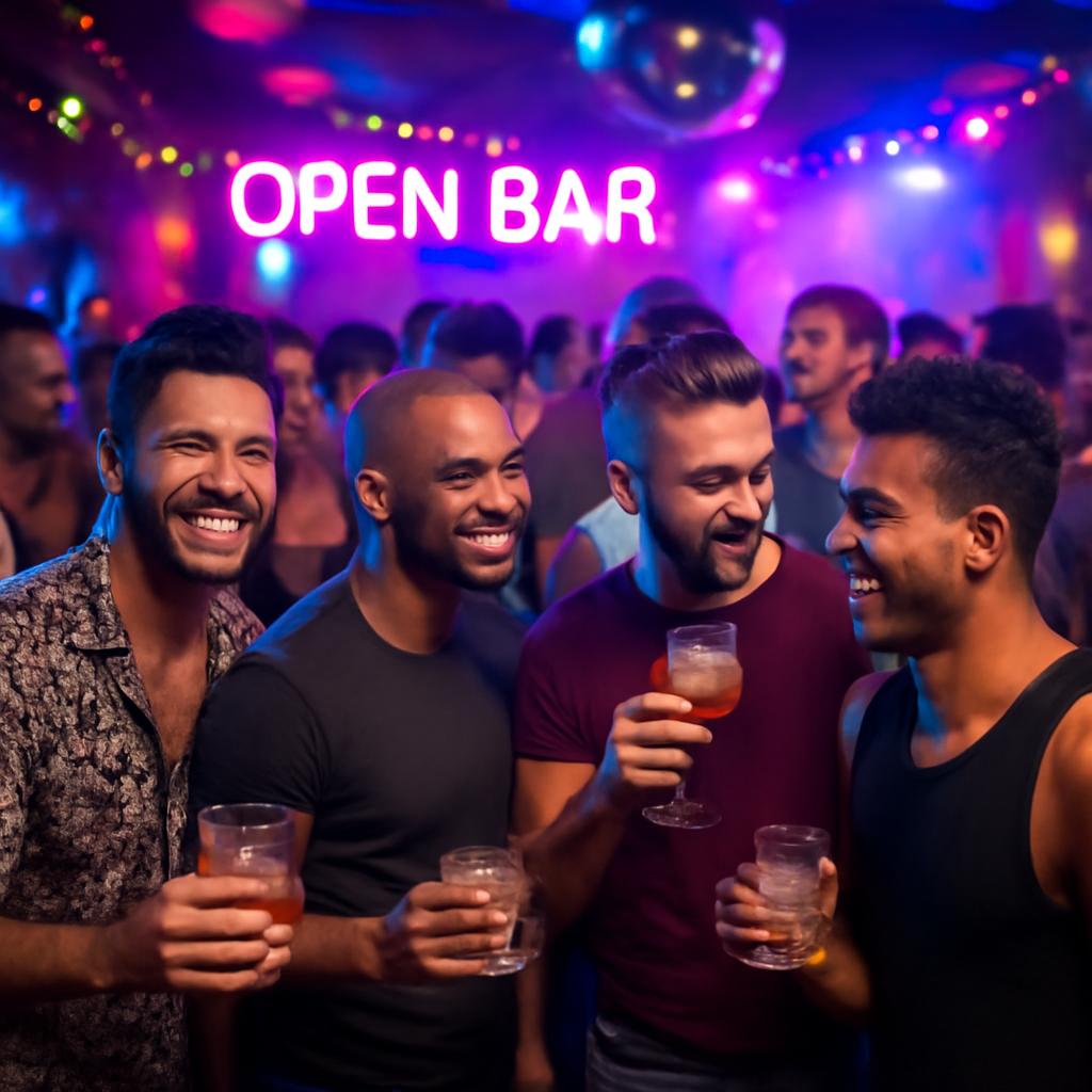 balada open bar para solteiros