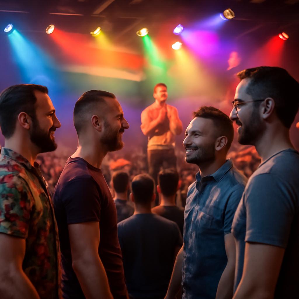 evento musical ao vivo para solteiros