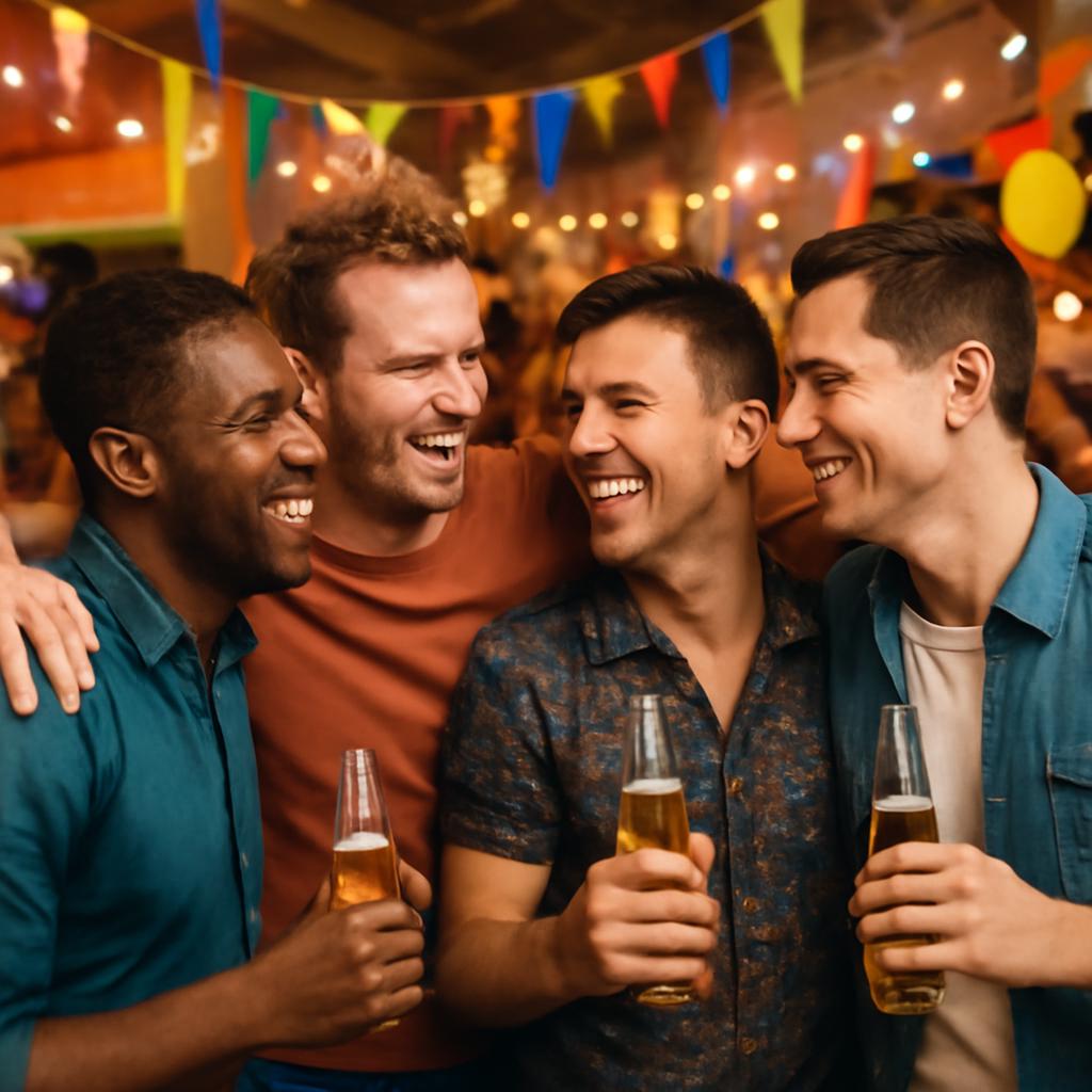 festa para socialização e amizade duradoura
