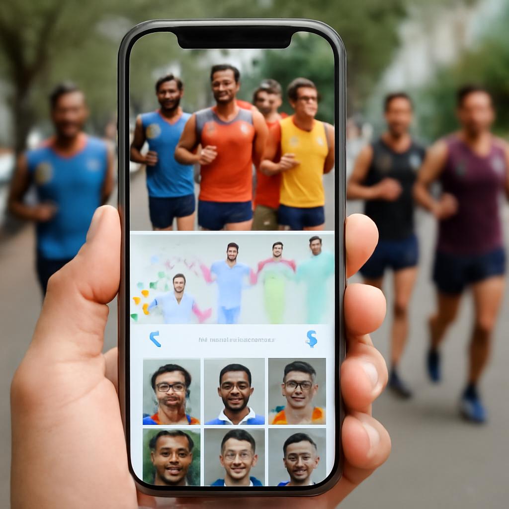 aplicativo de amizade por grupo de corrida