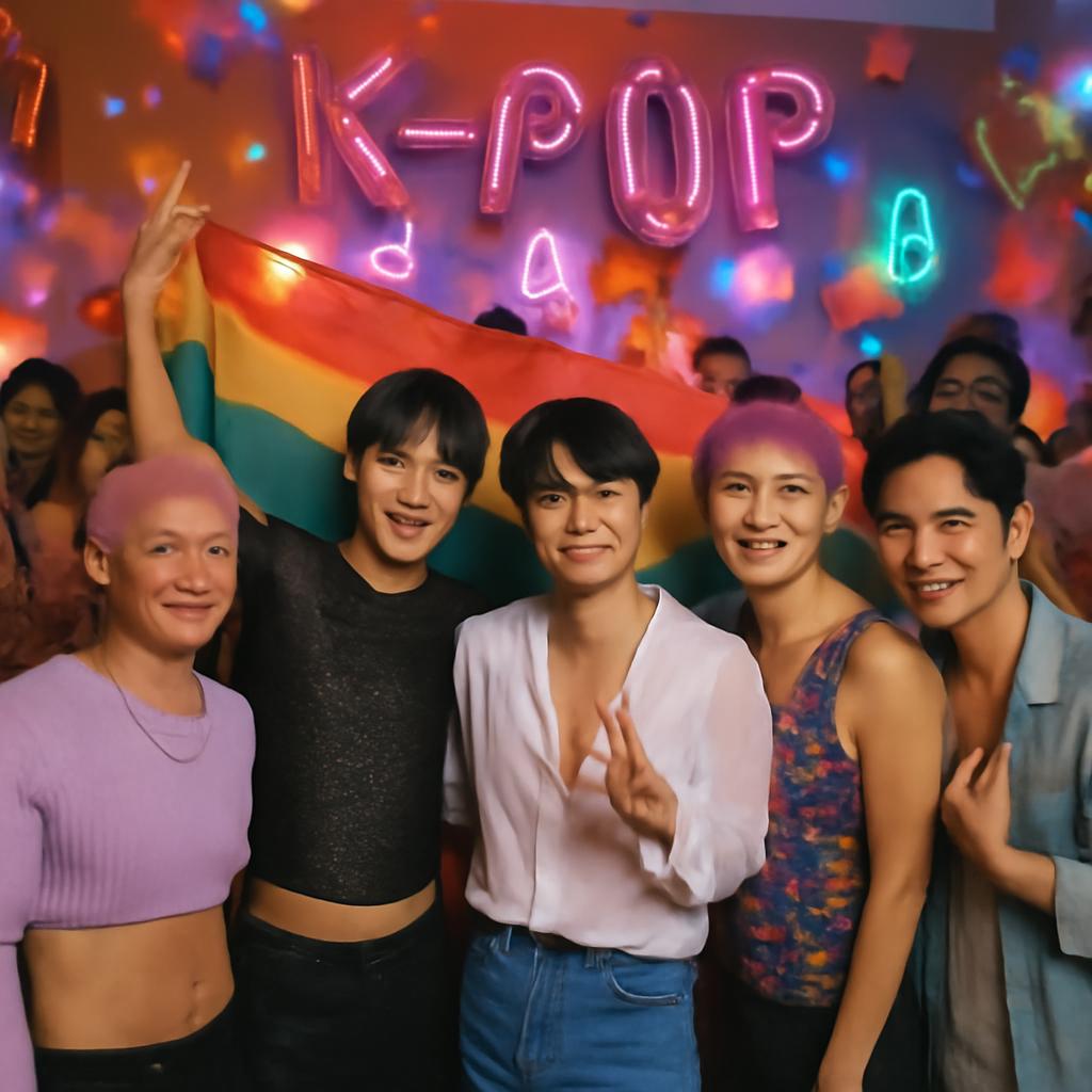 festa temática para fãs de k-pop