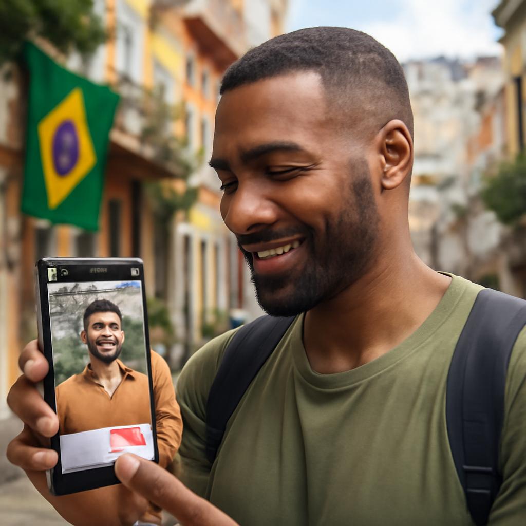 aplicativo namoro para estrangeiros no Brasil