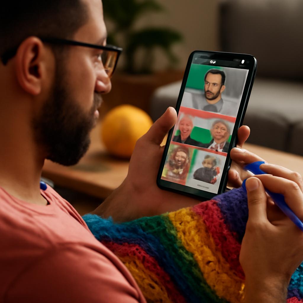 app amizade para quem faz crochê