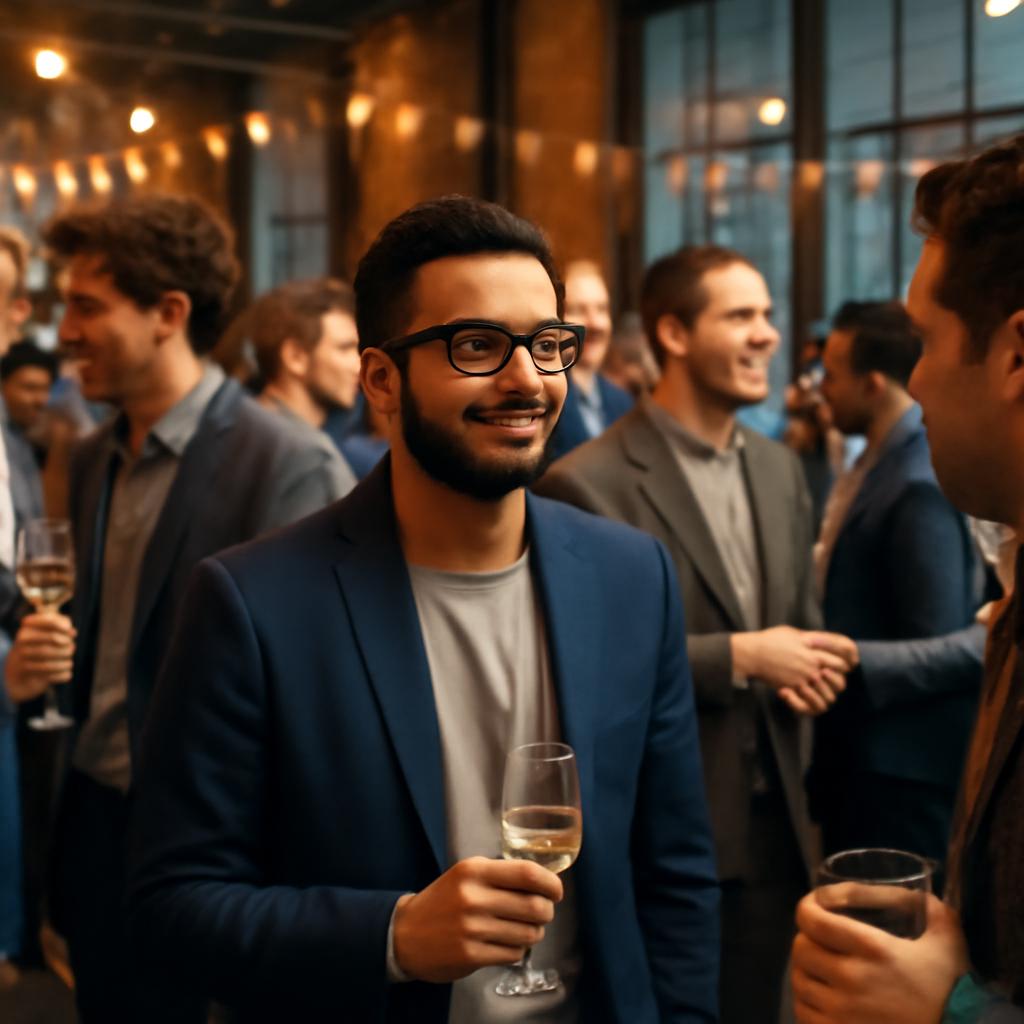 evento social para empreendedores jovens