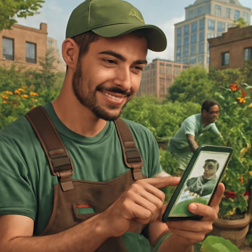 aplicativo amizade para quem faz jardinagem urbana