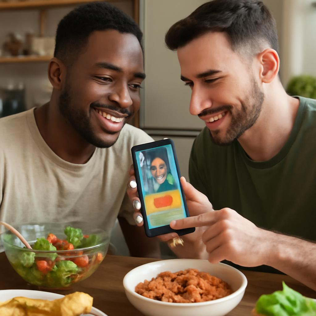 aplicativo para fazer amizade por receitas