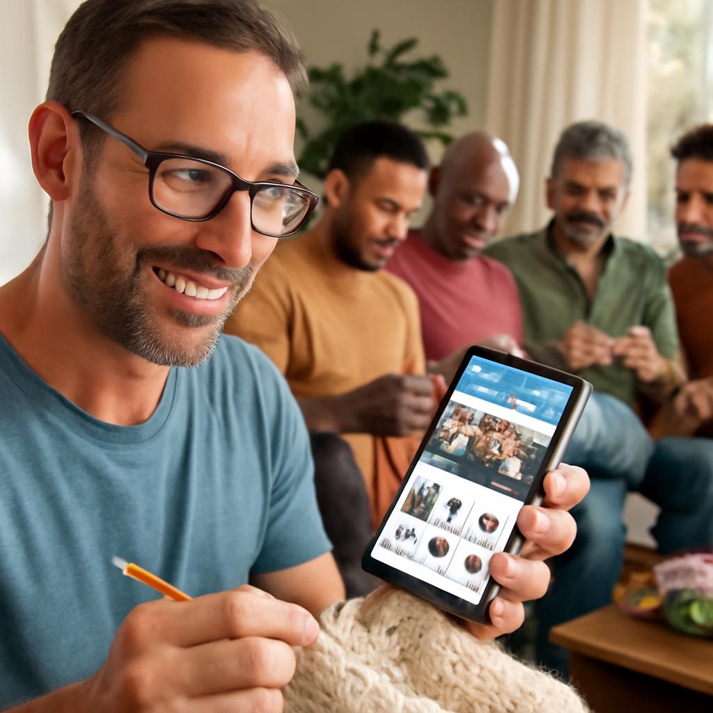 app amizade para quem faz crochê em grupo