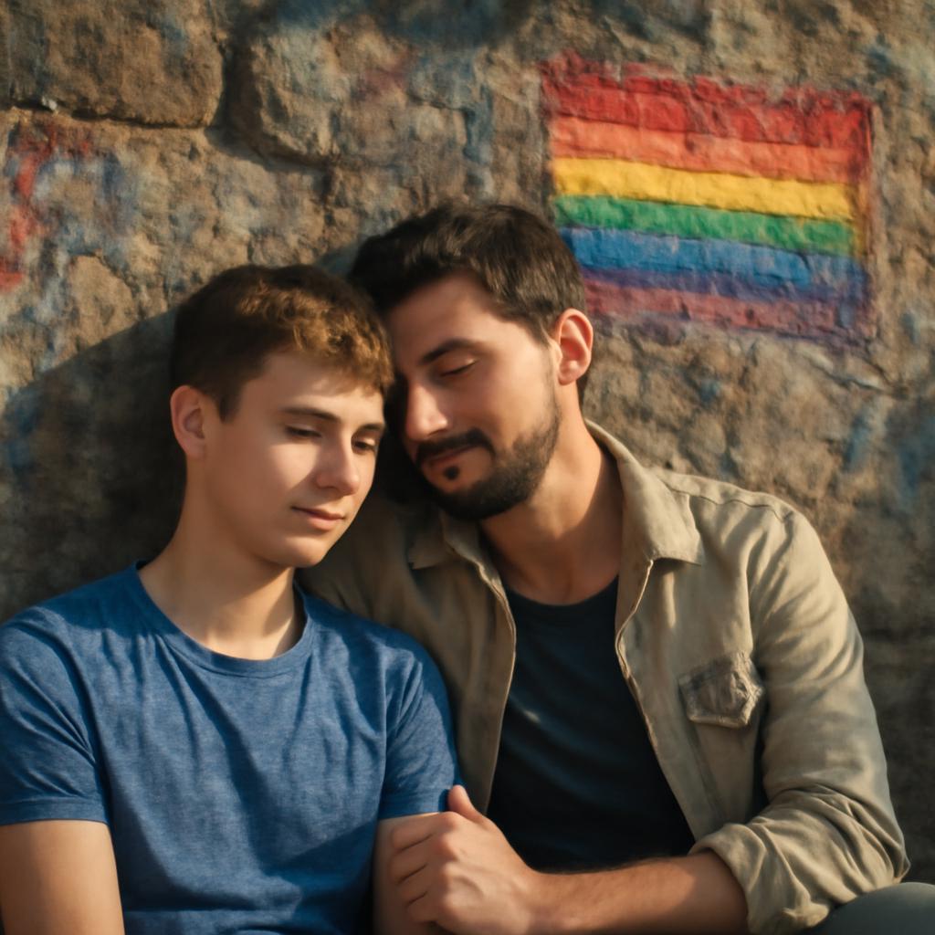 Pedra menino Gay